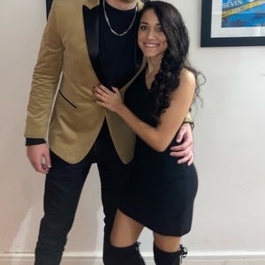 Abercrombie Long Sleeve One Shoulder Sweater Mini Dress